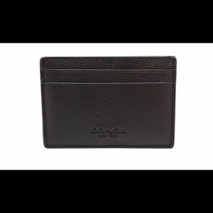 Coach Men’s Money Clip Card Case Wallet